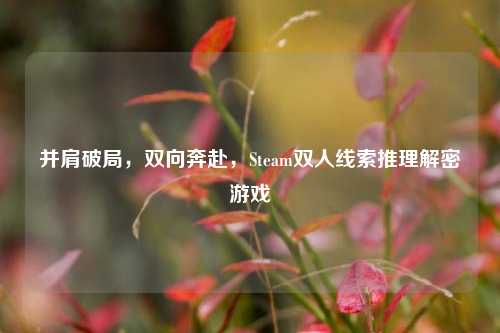 并肩破局,双向奔赴,Steam双人线索推理解密游戏