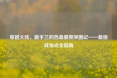 穿越火线,新手兰的热血狼狈突围记——新挑战加点全指南