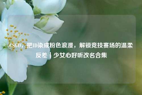 CSGO,把ID染成粉色浪漫,解锁竞技赛场的温柔反差|少女心好听改名合集