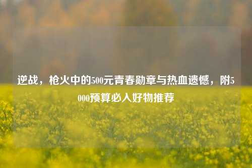 逆战,枪火中的500元青春勋章与热血遗憾,附5000预算必入好物推荐