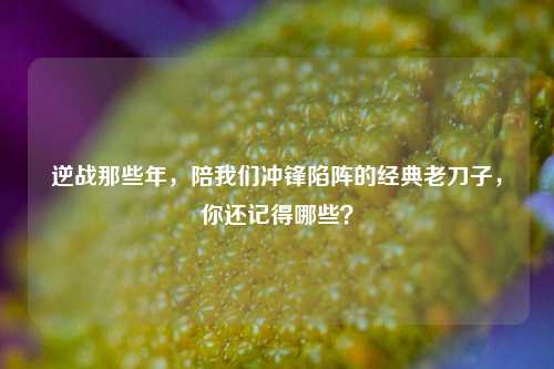逆战那些年，陪我们冲锋陷阵的经典老刀子，你还记得哪些？