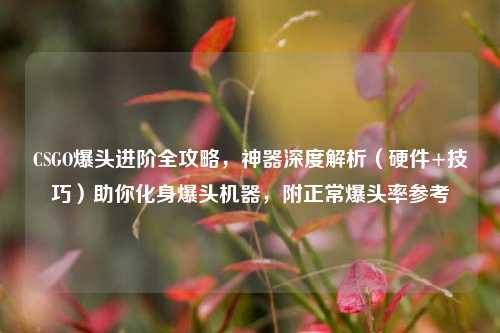 CSGO爆头进阶全攻略,神器深度解析(硬件+技巧)助你化身爆头机器,附正常爆头率参考