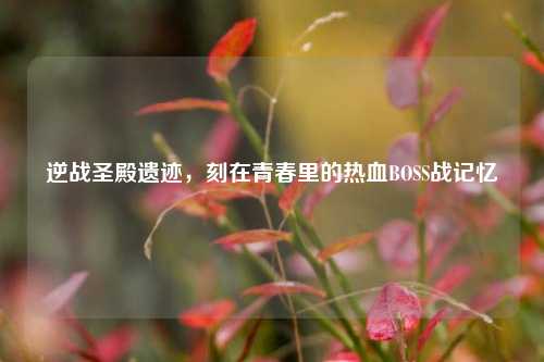 逆战圣殿遗迹，刻在青春里的热血BOSS战记忆