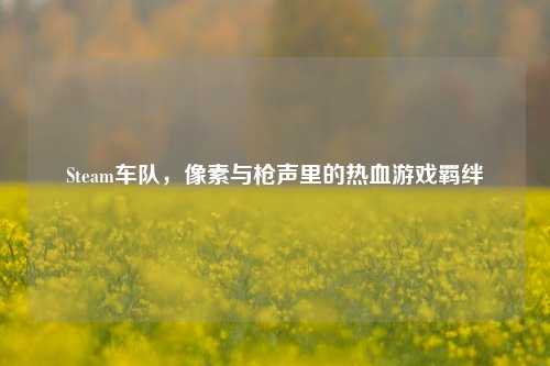 Steam车队,像素与枪声里的热血游戏羁绊