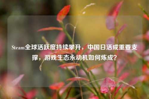 Steam全球活跃度持续攀升,中国日活成重要支撑,游戏生态永动机如何炼成?