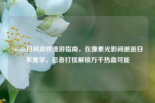 Steam日风游戏漫游指南,在像素光影间邂逅日系美学,忍者打怪解锁万千热血可能