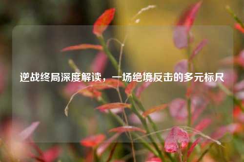 逆战终局深度解读,一场绝境反击的多元标尺