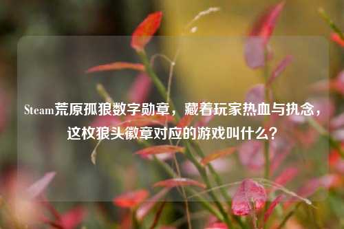 Steam荒原孤狼数字勋章，藏着玩家热血与执念，这枚狼头徽章对应的游戏叫什么？