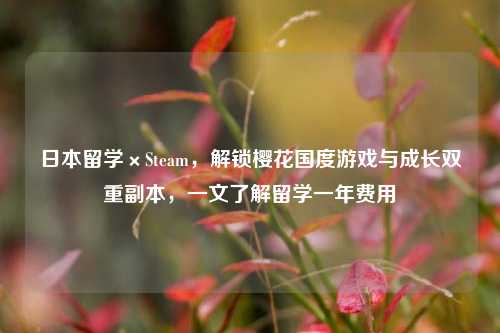 日本留学×Steam，解锁樱花国度游戏与成长双重副本，一文了解留学一年费用