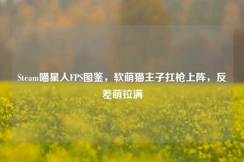 Steam喵星人FPS图鉴,软萌猫主子扛枪上阵,反差萌拉满