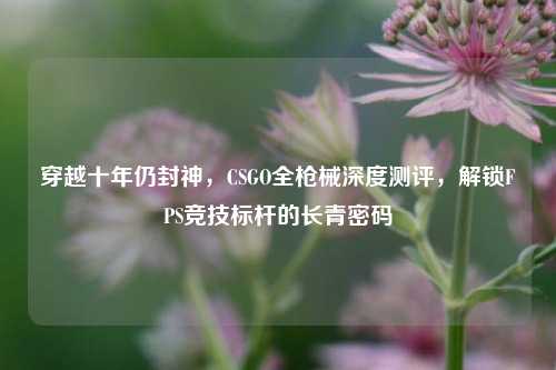 穿越十年仍封神,CSGO全枪械深度测评,解锁FPS竞技标杆的长青密码