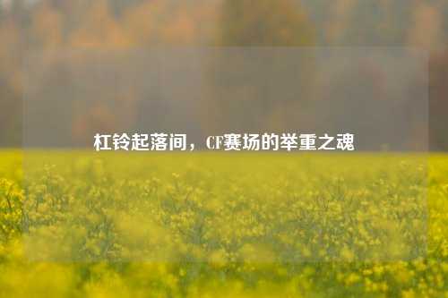 杠铃起落间,CF赛场的举重之魂